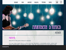 Tablet Screenshot of marybethdamico.com